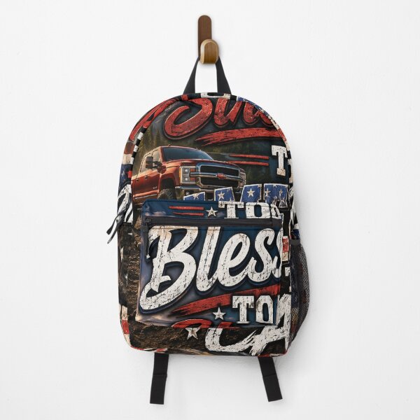 Item preview, Too Blessed To Be Stressed Too American To Care Patriotic Art designed and sold by riki2365.