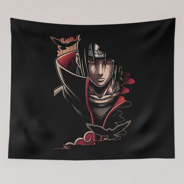 Artikelvorschau, Itachi Uchiha Akatsuki Sharingan Anime entworfen und verkauft von siennalabeoo.