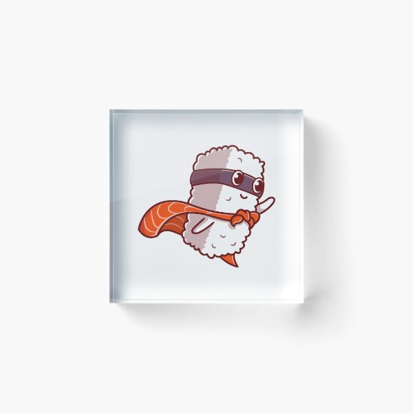 Item preview, Funny Sushi Superhero Cute Cartoon designed and sold by Zhi   Deng.