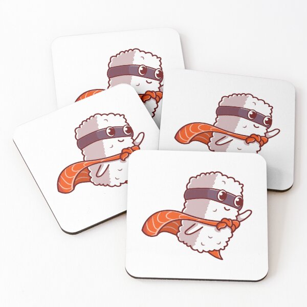 Item preview, Funny Sushi Superhero Cute Cartoon designed and sold by Zhi   Deng.