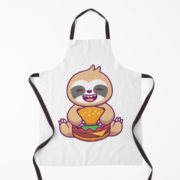 Item preview, Cute Sloth Eating Huge Cheeseburger designed and sold by Zhi Deng.