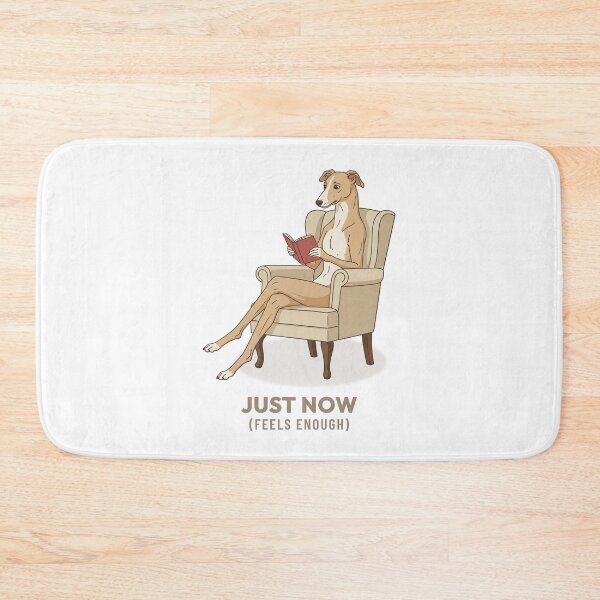 Item preview, Vintage Greyhound Dog Reading Book Cozy Art designed and sold by Cozy Vintage Animal.