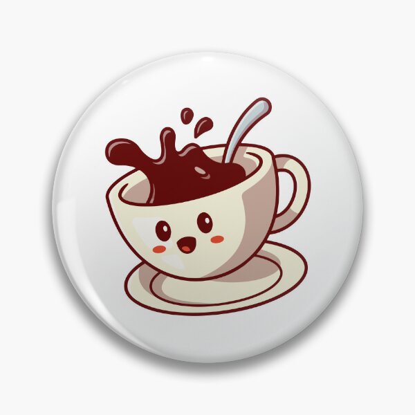Item preview, Cute Coffee Cup Splashing Cartoon designed and sold by Zhi   Deng.