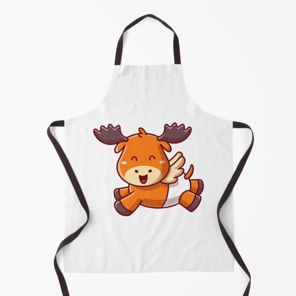 Item preview, Cute Flying Baby Moose Cartoon designed and sold by Zhi Deng.