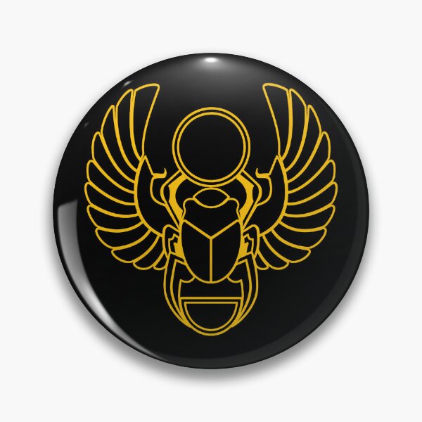Item preview, Minimalist Golden Winged Scarab Vector Art designed and sold by Ahmed-G-Designs.