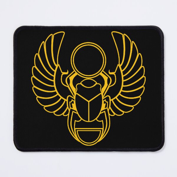 Item preview, Minimalist Golden Winged Scarab Vector Art designed and sold by Ahmed-G-Designs.