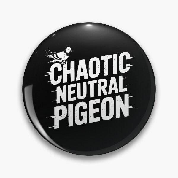 Item preview, Chaotic Neutral Pigeon designed and sold by theartfulaspie.