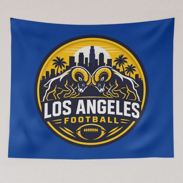 Item preview, Los Angeles Football T-Shirt – LA Football Fan Apparel Retro Sports Tee designed and sold by TKOprintdesigns.
