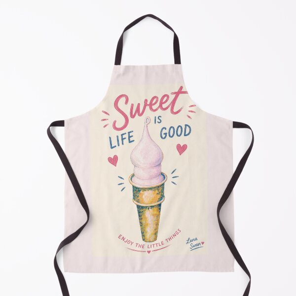 Item preview, SWEET LIFE IS GOOD | Retro Ice Cream Design | Cute Summer Aesthetic designed and sold by BlueberrySwan.