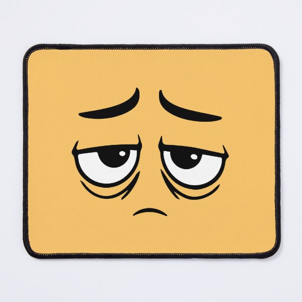 Item preview, Grumpy Sad Disappointed Face Funny Moody Comic designed and sold by shirt-o-mat.