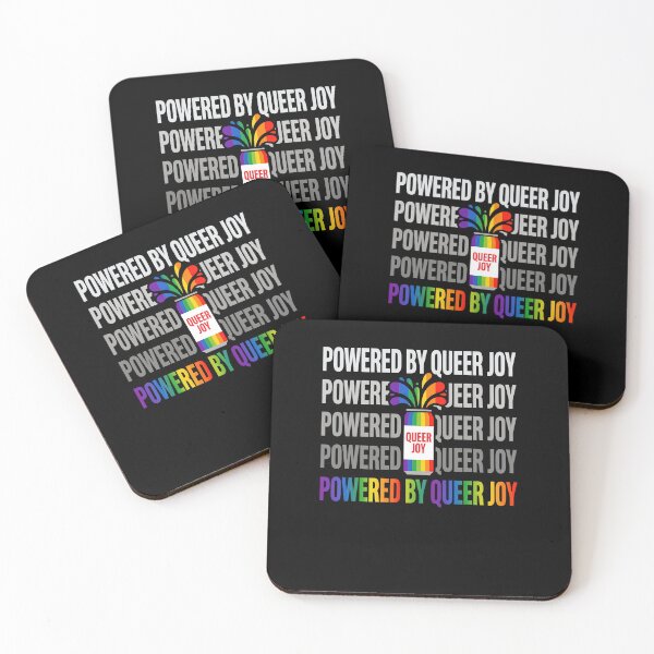 Item preview, Powered By Queer Joy Rainbow Can LGBTQ Pride Shirt designed and sold by What you are is Beautiful.