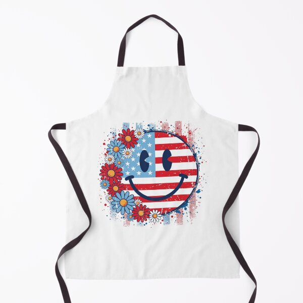 Item preview, Floral American Smile – Retro Patriotic USA Design designed and sold by Paper Drip.