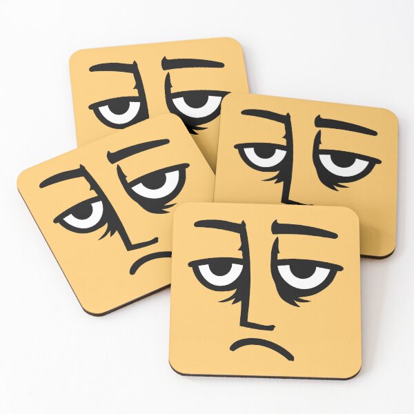 Item preview, Grumpy Sad Disappointed Face Funny Moody Comic designed and sold by shirt-o-mat.
