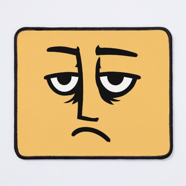 Item preview, Grumpy Sad Disappointed Face Funny Moody Comic designed and sold by shirt-o-mat.