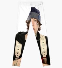 lil xan but hes got a white background Leggings