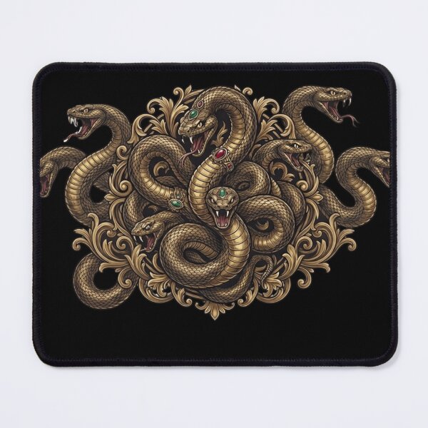 Item preview, Vintage Baroque Medusa Snakes Greek Mythology designed and sold by ZENVIRART.