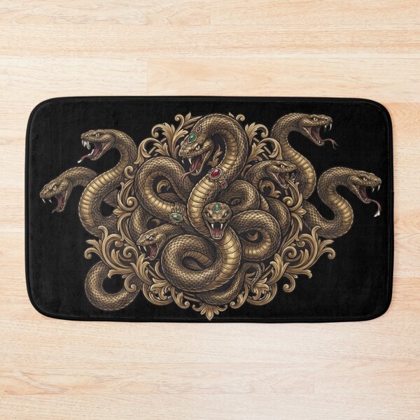 Item preview, Vintage Baroque Medusa Snakes Greek Mythology designed and sold by ZENVIRART.