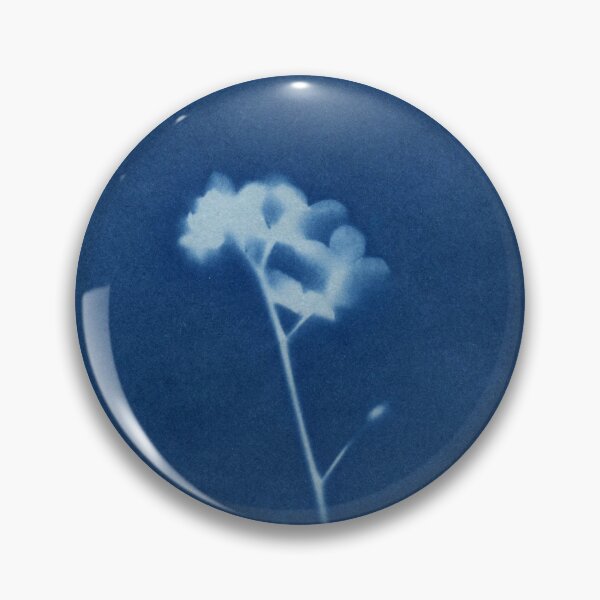Item preview, Dry Cyanotype Forget-Me-Not Plant designed and sold by LymphomaLass.