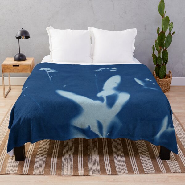 Item preview, Dry Cyanotype Forget-Me-Not Plant designed and sold by LymphomaLass.