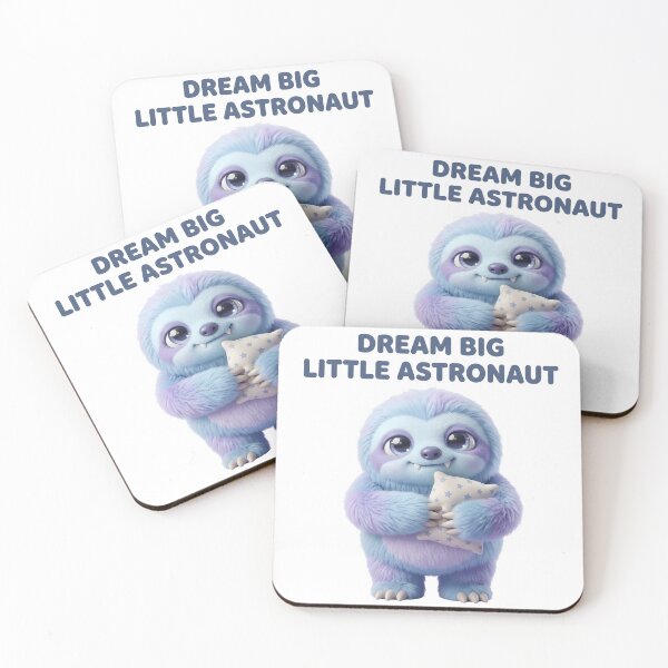 Item preview, Takutaku Cute Astronaut Space Nursery Art Quote designed and sold by Mementoo.