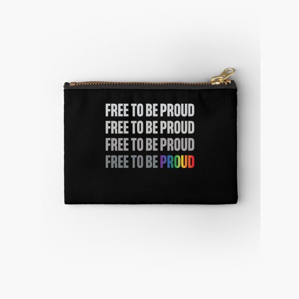 Item preview, Free To Be Proud Rainbow Gradient Bold Pride LGBTQ Shirt designed and sold by What you are is Beautiful.