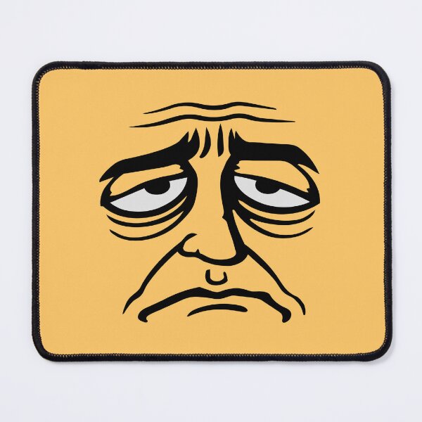 Item preview, Grumpy Sad Disappointed Face Funny Moody Comic designed and sold by shirt-o-mat.