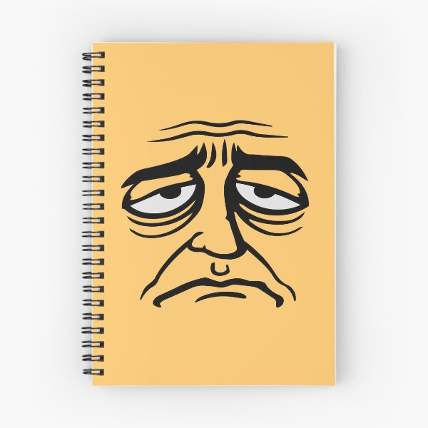 Item preview, Grumpy Sad Disappointed Face Funny Moody Comic designed and sold by shirt-o-mat.