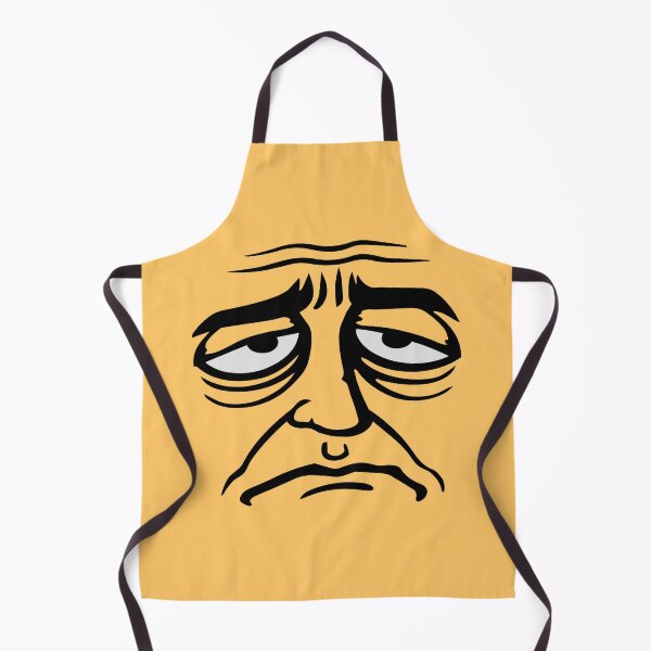 Item preview, Grumpy Sad Disappointed Face Funny Moody Comic designed and sold by shirt-o-mat.