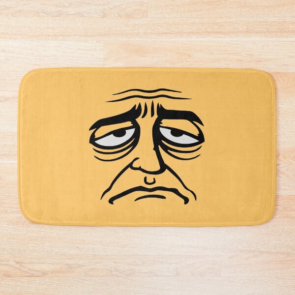 Item preview, Grumpy Sad Disappointed Face Funny Moody Comic designed and sold by shirt-o-mat.