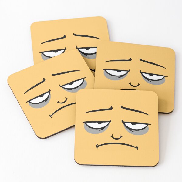 Item preview, Grumpy Sad Disappointed Face Funny Moody Comic designed and sold by shirt-o-mat.