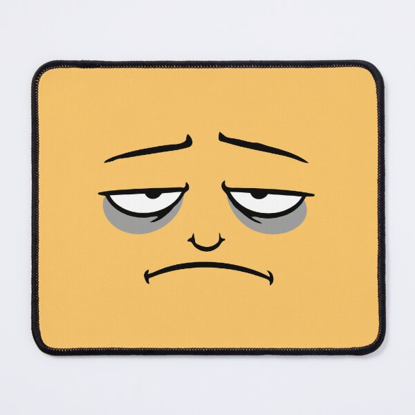 Item preview, Grumpy Sad Disappointed Face Funny Moody Comic designed and sold by shirt-o-mat.