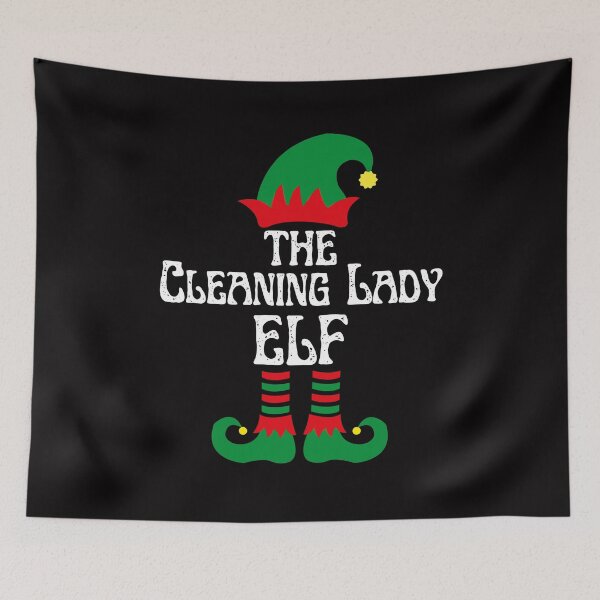 Item preview, Cleaning Lady Elf Family Christmas Elf Costume designed and sold by WeirdlyRare.