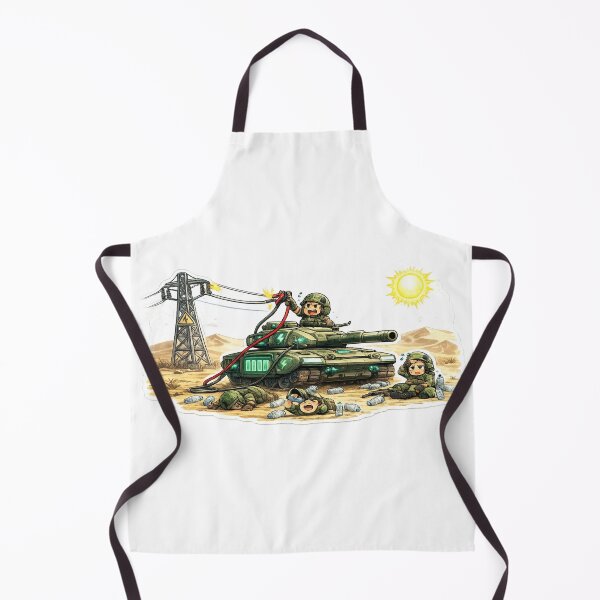 Item preview, Solar Tank - Funny Military Energy Sticker designed and sold by SNC3421.