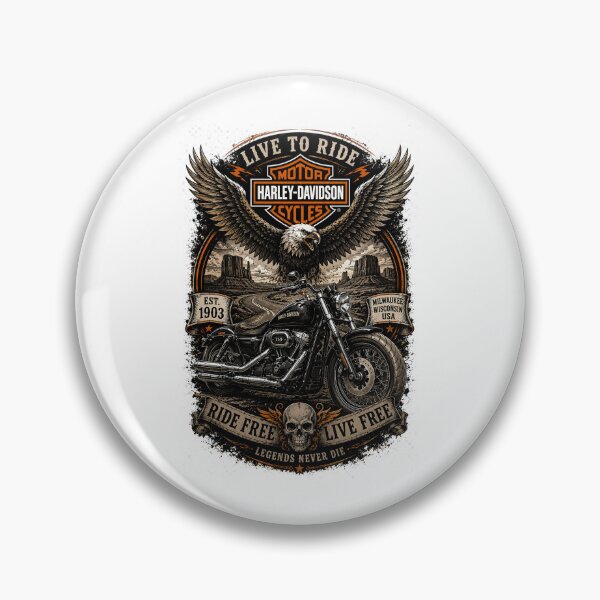 Item preview, Harley Live to Ride Milwaukee 1903 — Legends Never Die designed and sold by IronRoadCo.