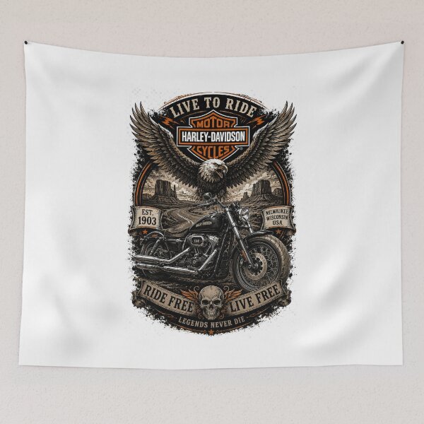 Item preview, Harley Live to Ride Milwaukee 1903 — Legends Never Die designed and sold by IronRoadCo.
