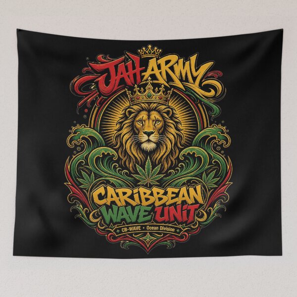Item preview, JAH ARMY: CARIBBEAN WAVE UNIT designed and sold by SavvyEarth.