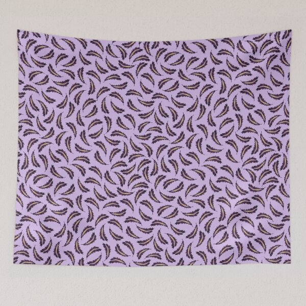 Item preview, purple leaves, floral pattern, Petrykivka style designed and sold by Sunflower-7.