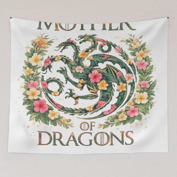 Artikelvorschau, Blumenwappen der Mutter der Drachen entworfen und verkauft von ZENVIRART.