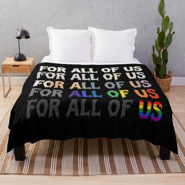 Item preview, For All Of Us Drip Horror Rainbow Pride LGBTQ Shirt designed and sold by What you are is Beautiful.