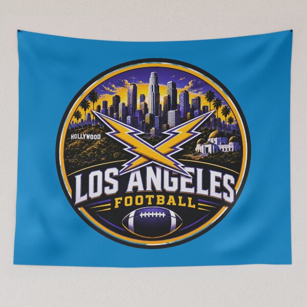 Item preview, Los Angeles Football Coastal Sports Emblem Shirt designed and sold by TKOprintdesigns.