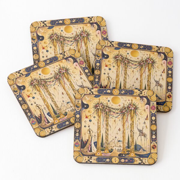 Item preview, Tarot card 'Four of Wands'. designed and sold by Natalia-Vlad.