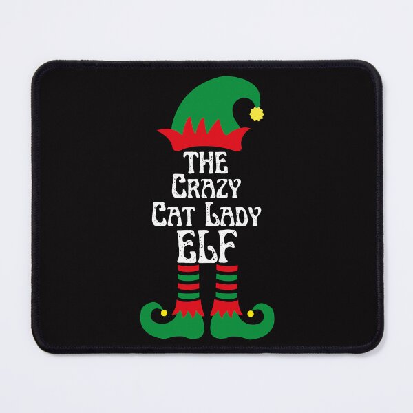Item preview, Crazy Cat Lady Elf Family Christmas Elf Costume designed and sold by WeirdlyRare.