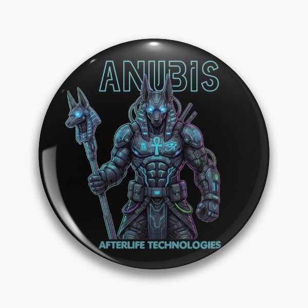 Item preview, Cyberpunk Anubis: Neon Egyptian God designed and sold by Ahmed-G-Designs.