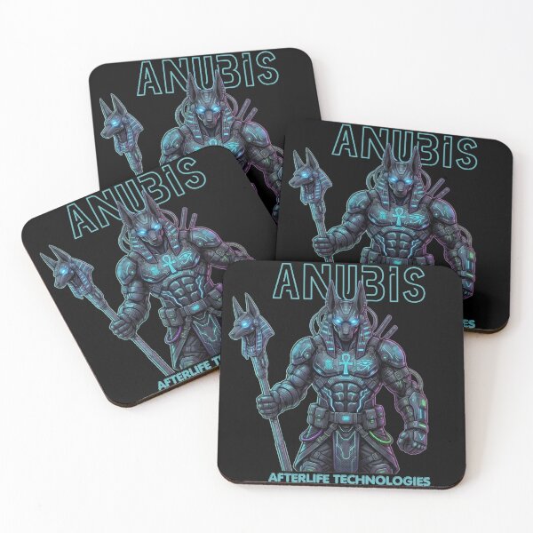 Item preview, Cyberpunk Anubis: Neon Egyptian God designed and sold by Ahmed-G-Designs.