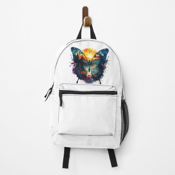 Item preview, Sunset Forest Double Exposure Butterfly designed and sold by AZABSTORE.
