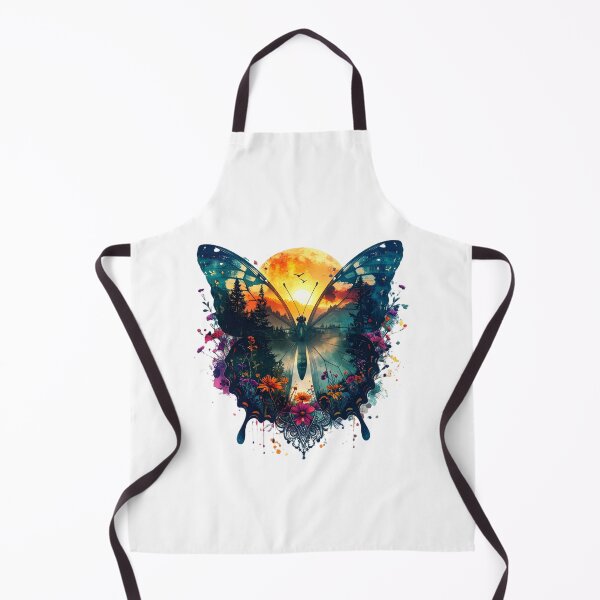 Item preview, Sunset Forest Double Exposure Butterfly designed and sold by AZABSTORE.