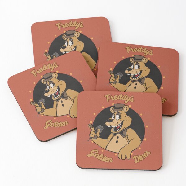 Item preview, "Freddy's Golden Diner" FNAF inspired Pin Design designed and sold by henwardhyckle.