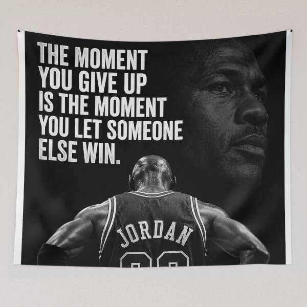 Item preview, Michael Jordan Minimalist Illusion Poster designed and sold by ArtByRahim.