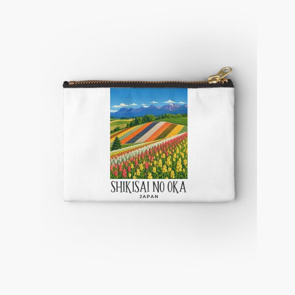 Item preview, A Travel Print of Shikisai no Oka - Japan designed and sold by StudioRedKoala.