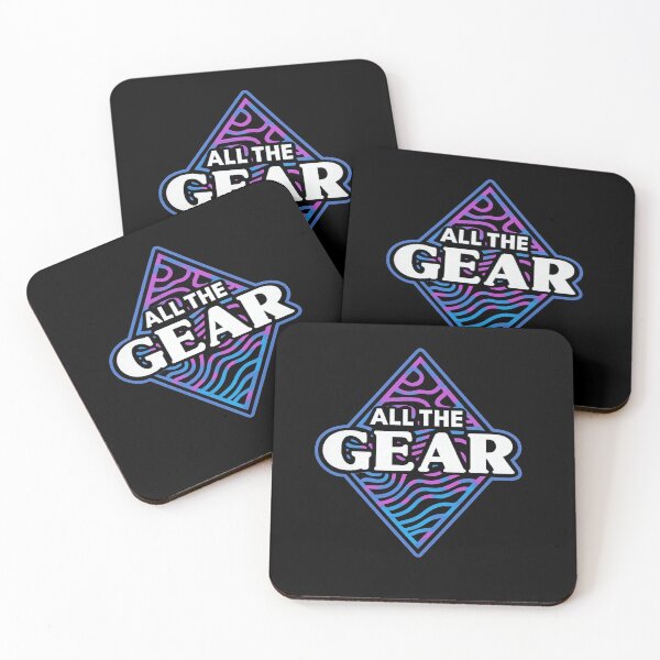 Item preview, All The Gear Neon Retro Logo – Gaming, Cycling & Outdoor Lifestyle Inspired Design designed and sold by GarnerSupplyCo.